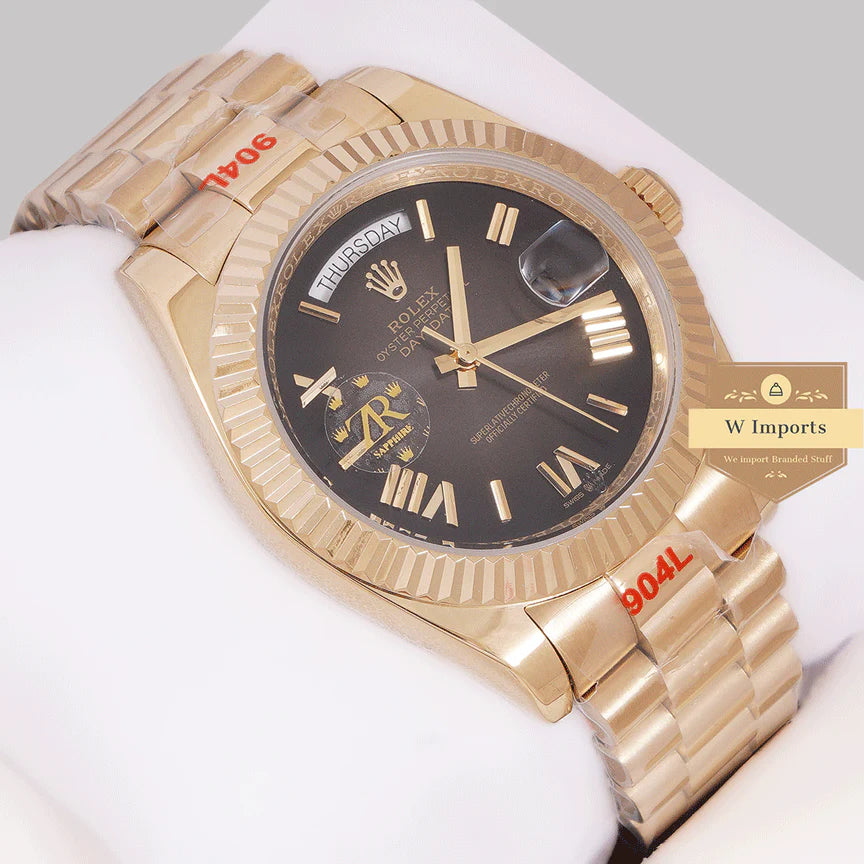 Charcoal Gray Dial Roman Numeral