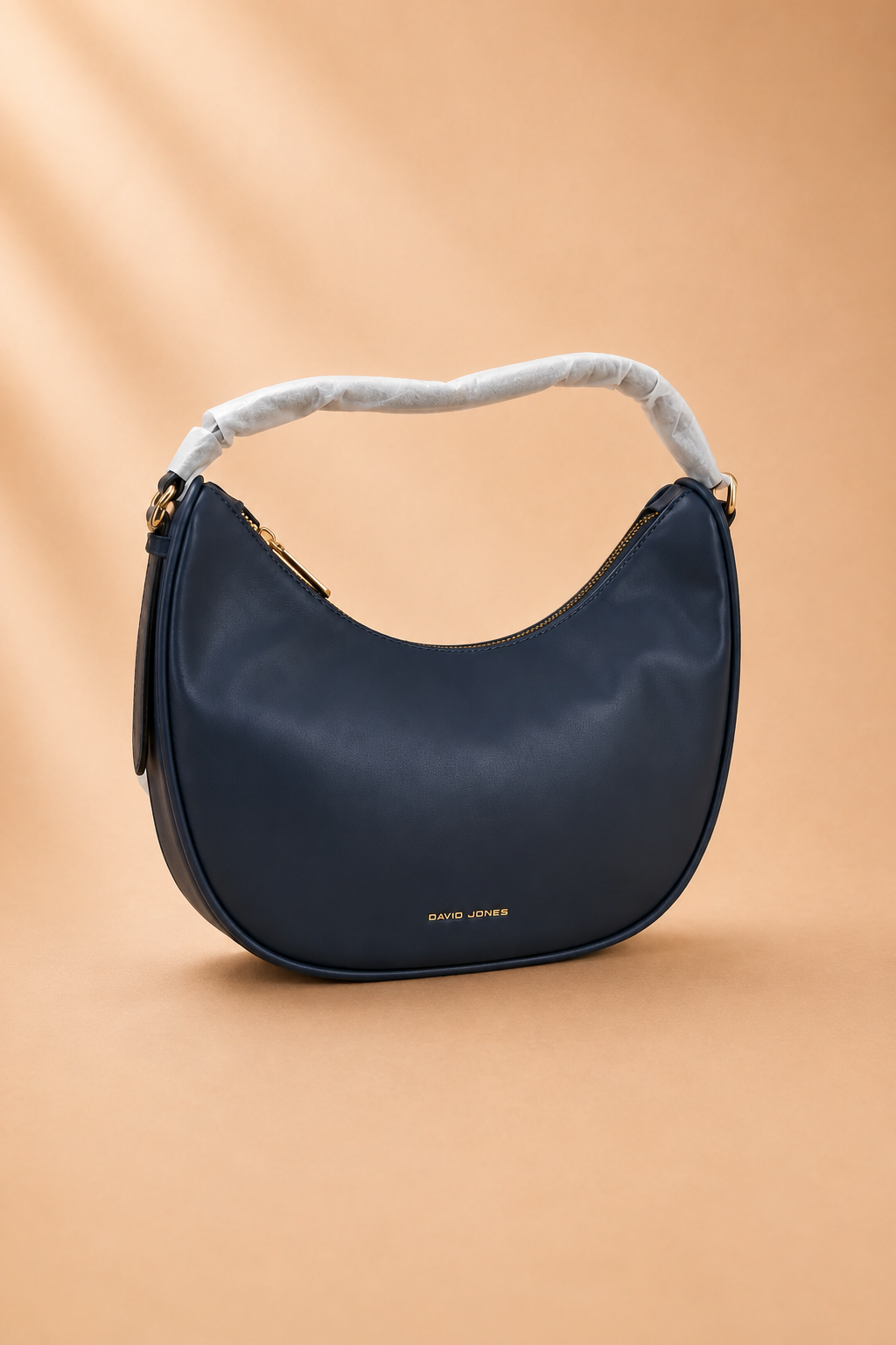 David Jones Women's Faux Leather Crescent Shoulder Bag