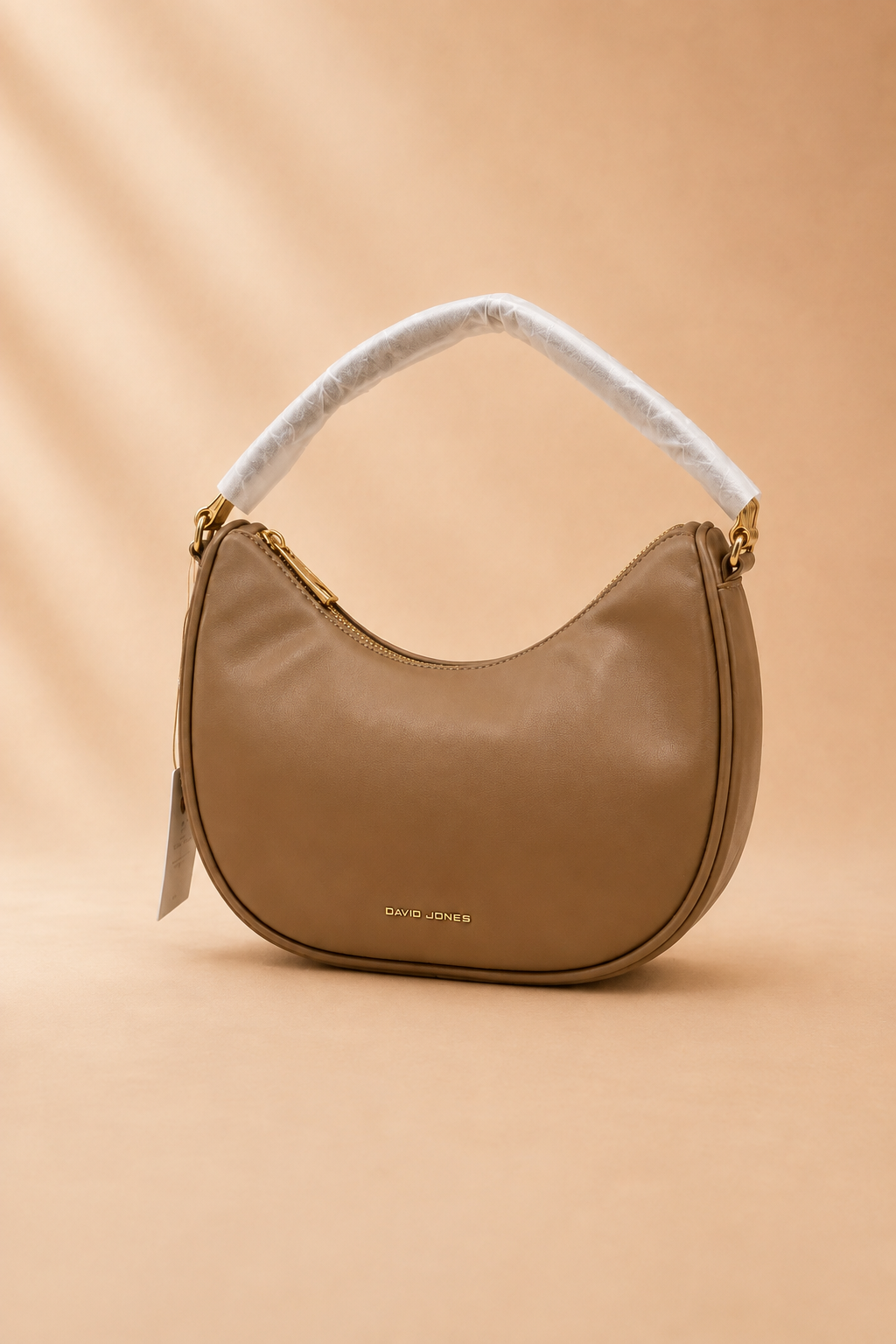 David Jones Women's Faux Leather Crescent Shoulder Bag