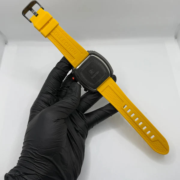 Ferrucci Stop watch yellow strap