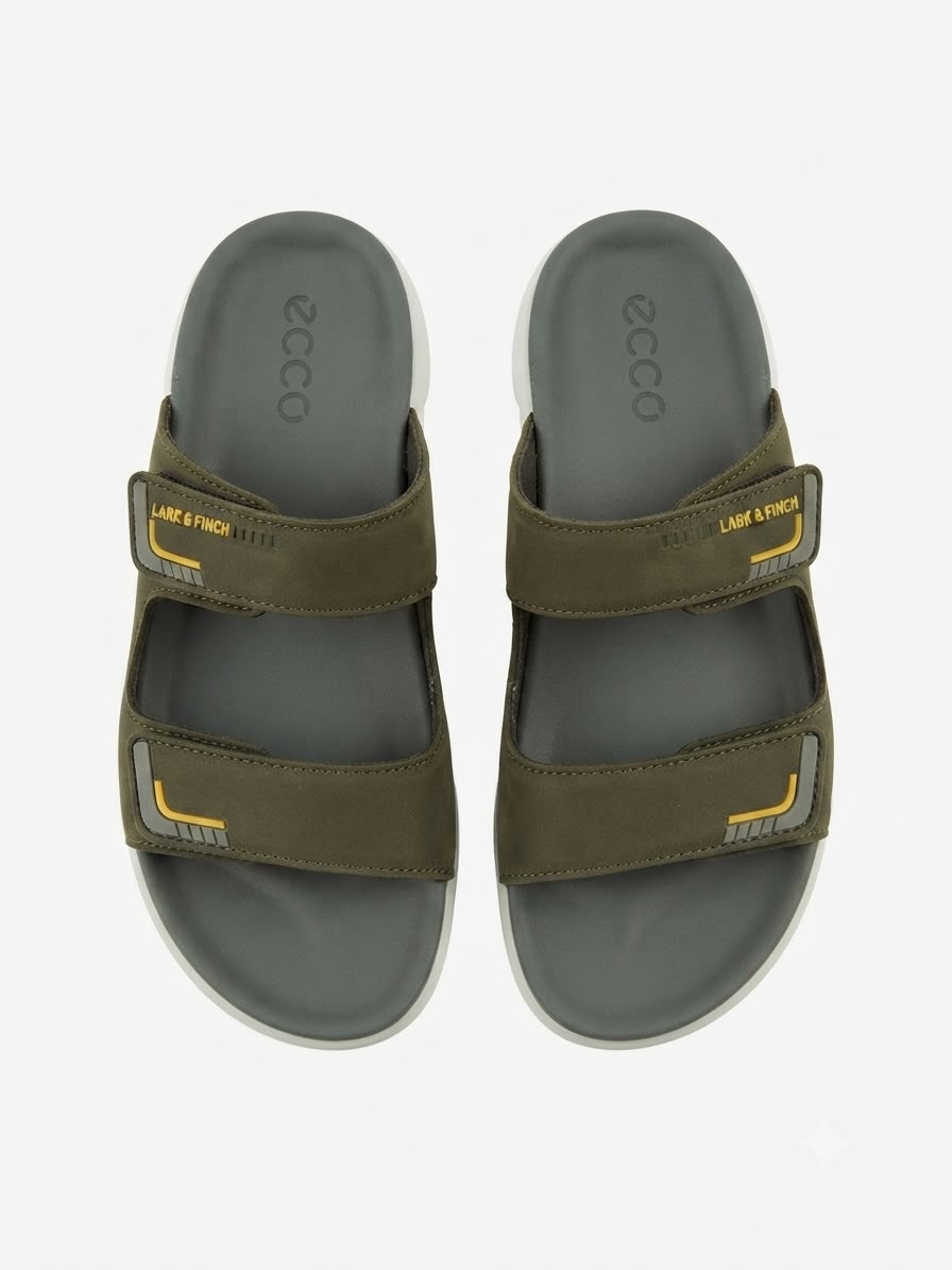 ECCO Cozmo sandals featuring adjustable