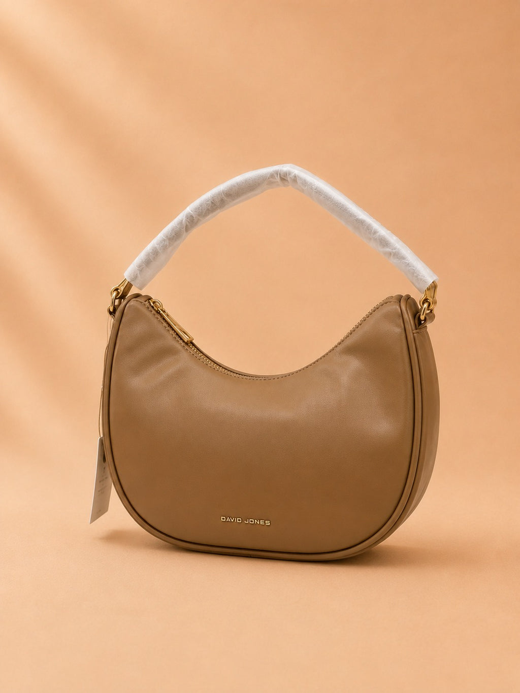 David Jones Women's Faux Leather Crescent Shoulder Bag