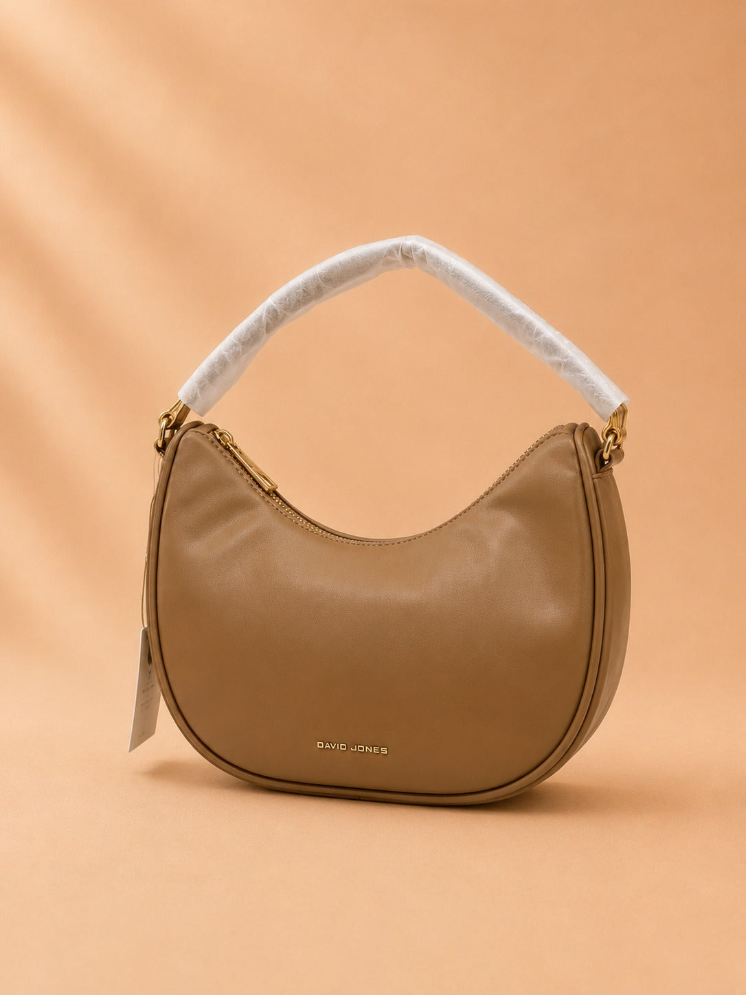 David Jones Women's Faux Leather Crescent Shoulder Bag