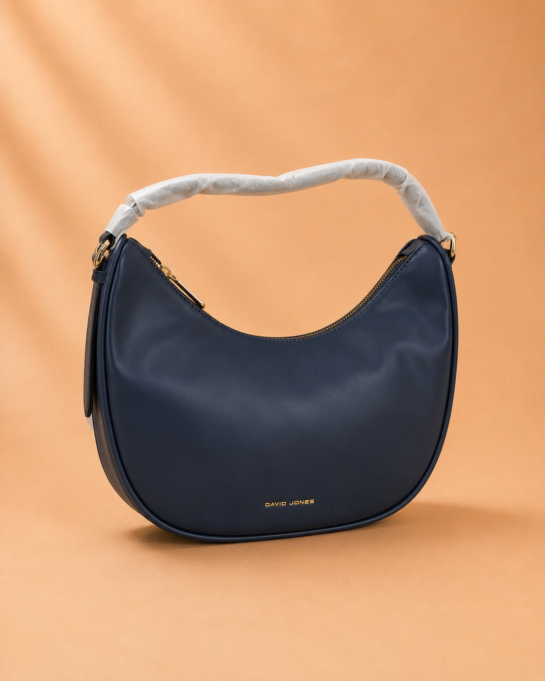 David Jones Women's Faux Leather Crescent Shoulder Bag
