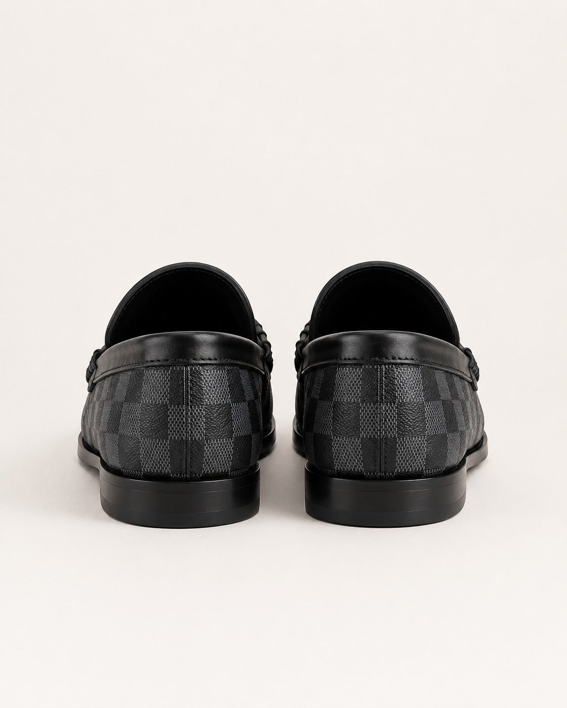 A classic Louis Vuitton Iconic Damier Loafers