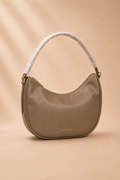 David Jones Women's Faux Leather Crescent Shoulder Bag