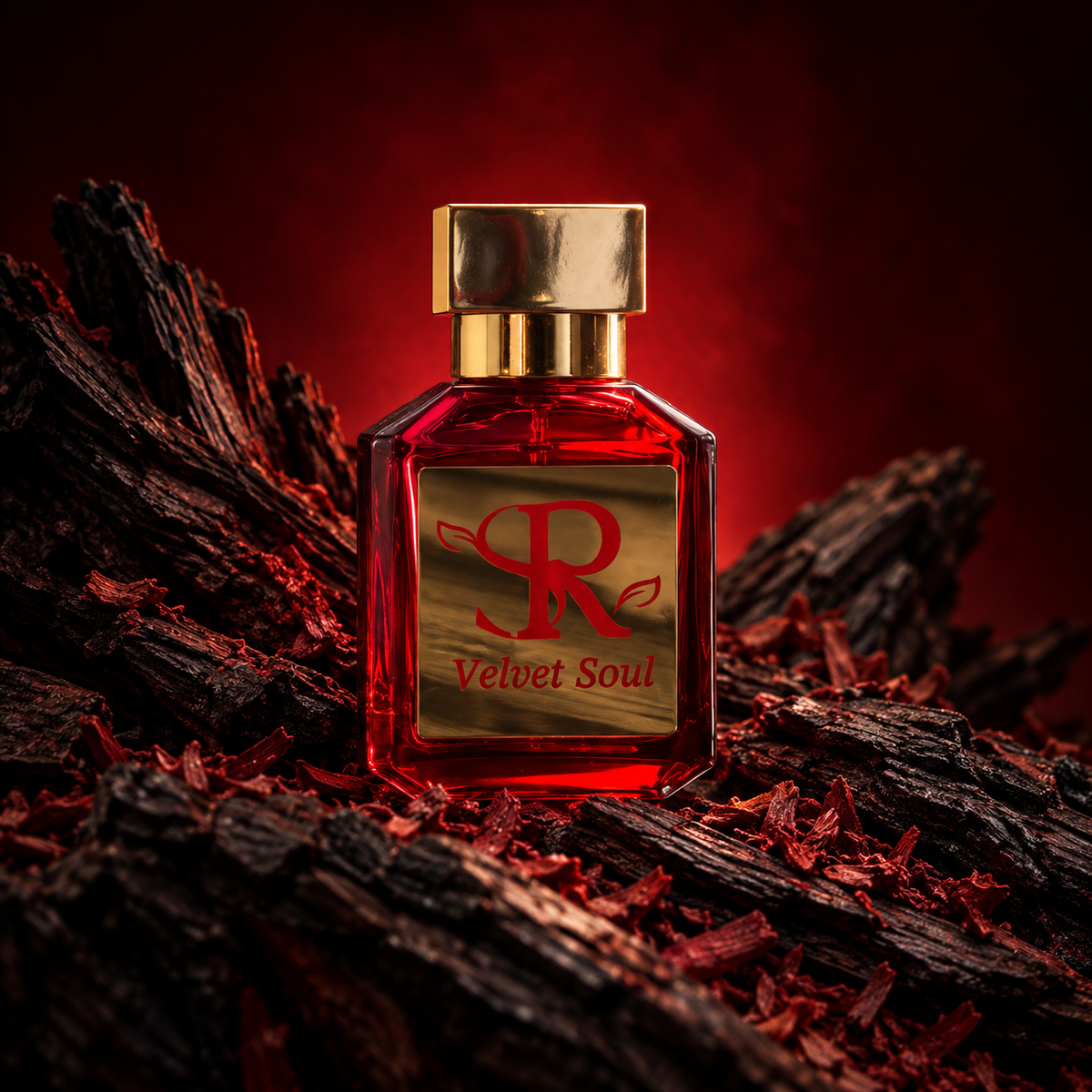 SR Velvet Soul Fragrance | Red & Gold Luxury Perfume