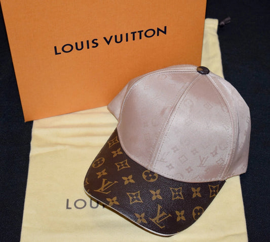 Authentic Louis Vuitton Beige Monogram LV Get Ready Baseball Cap
