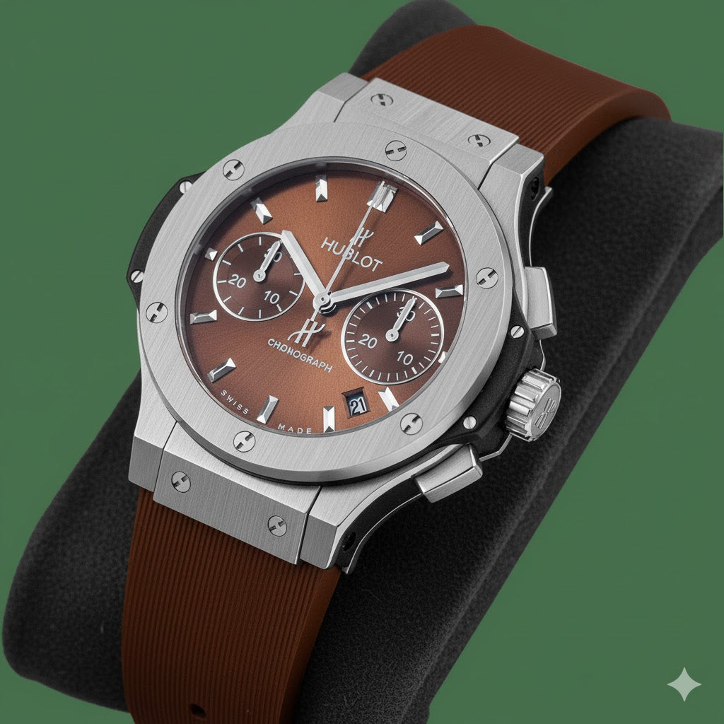 Hublot BIG BANG Brown silver
