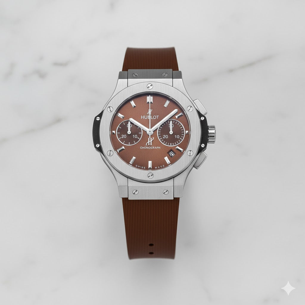 Hublot BIG BANG Brown silver