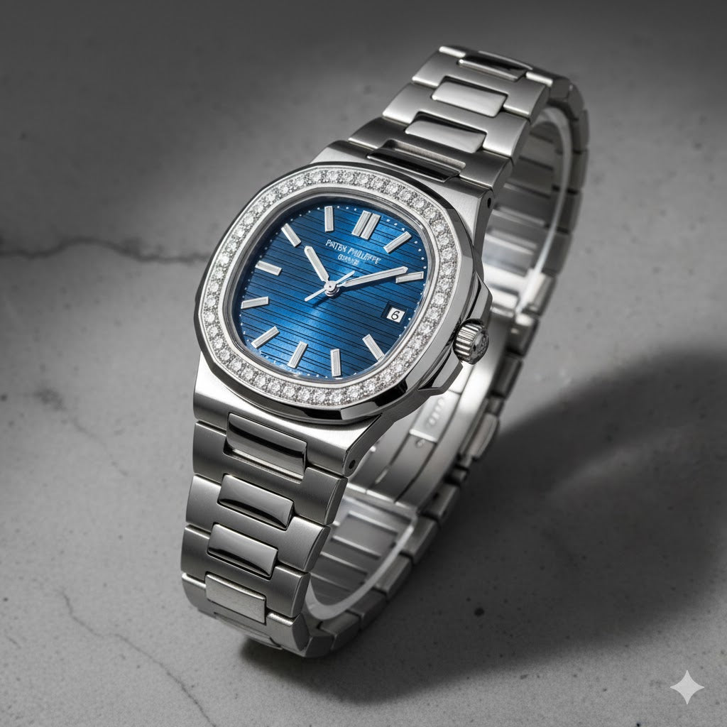 Nautilus Ruby Stones Automatic – Green Tiffany Blue – TTSWC132