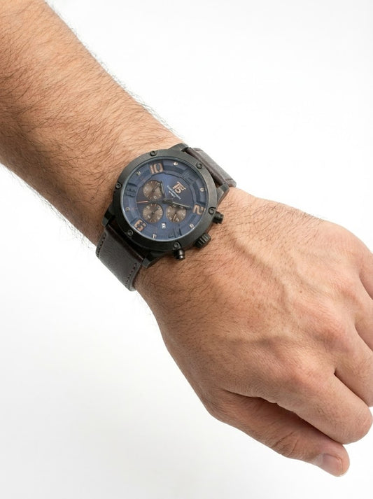 T5 Men's Rugged Blue Chronograph